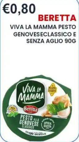 Caramico Viva la mamma pesto genovese classico senza aglio offerta