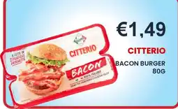 Caramico Citterio Bacon Burger offerta