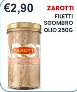 Caramico Filetti sgombro Zarotti offerta