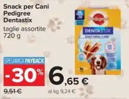 Carrefour Iper Snack per Cani Pedigree Dentastix offerta
