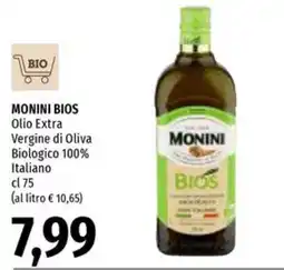 Emi Supermercati Monini Bios Olio Extra Vergine di Oliva offerta