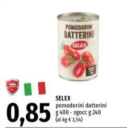 Emi Supermercati Selex pomodorini datterini offerta