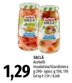 Emi Supermercati Saclà Acetelli offerta