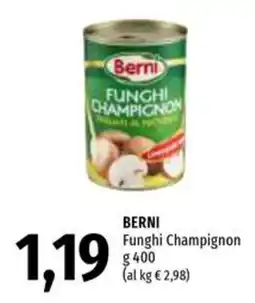 Emi Supermercati Berni Funghi Champignon offerta