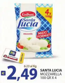 Supermercati Bruscoli Santa Lucia Mozzarella offerta