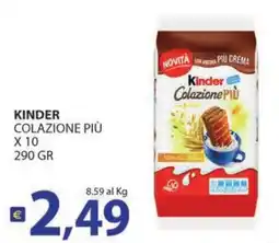 Supermercati Bruscoli Kinder Colazione Più offerta