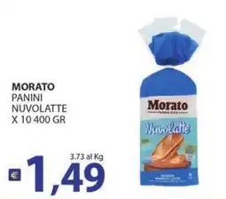 Supermercati Bruscoli Morato panini nuvolatte offerta