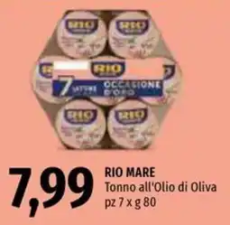 Emi Supermercati Tonno all'Olio di Oliva Rio Mare offerta