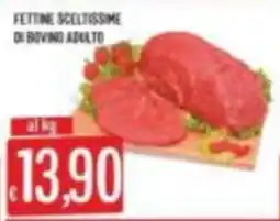 Mercadò Fettine sceltissime di bovino adulto offerta