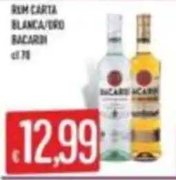 Mercadò Rum carta blanca/oro bacardi offerta