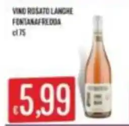 Mercadò Vino rosato Langhe Fontanafredda offerta