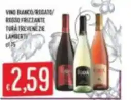 Mercadò Vino bianco/rosato/rosso frizzante Tura Trevenezie Lamberti offerta