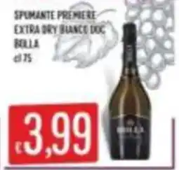 Mercadò Spumante Premiere Extra Dry Bianco Doc Bella offerta