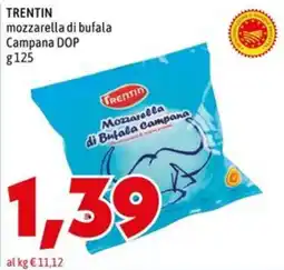 MEGA Trentin mozzarella di bufala campana DOP offerta