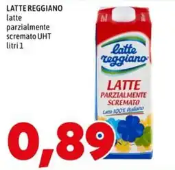 MEGA Latte reggiano latte parzialmente scremato UHT offerta