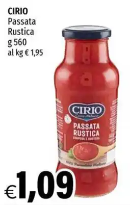 Hurrà Passata Rustica Cirio offerta