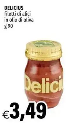 Hurrà Delicius filetti di alici in olio di oliva offerta