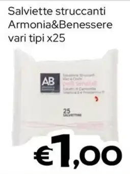 MAX Supermercati Salviette struccanti Armonia&Benessere offerta