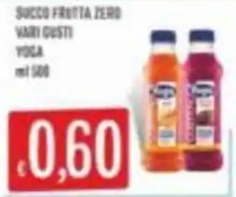 Succo frutta zero vari gusti YOGA