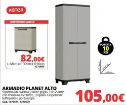 Brico Io Keter Armadio Planet Alto offerta