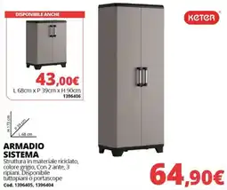 Brico Io Armadio Sistema Keter offerta