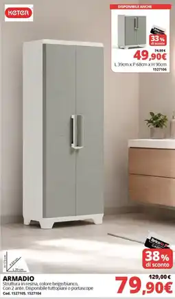 Brico Io Armadio Keter offerta