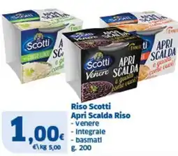 Sigma Riso Scotti Apri Scalda Riso offerta