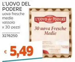 Stop&Shop L'Uovo del Podere uova fresche medie offerta