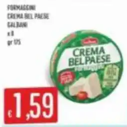 Mercadò Formaggini Crema Bel Paese Galbani offerta