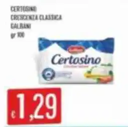Mercadò Certosino crescenza classica offerta