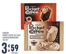 Gruppo Pascar Ferrero Pocket Coffee Ice Stick Mocaccino offerta