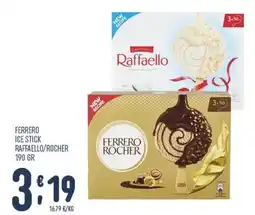 Gruppo Pascar Ferrero ice stick Raffaello/Rocher offerta