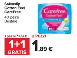 Carrefour Iper Salvaslip Cotton Feel CareFree offerta