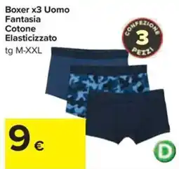Carrefour Iper Boxer Uomo Fantasia offerta