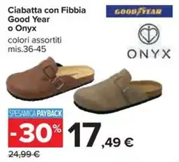 Carrefour Iper Ciabatta con Fibbia Good Year o Onyx offerta
