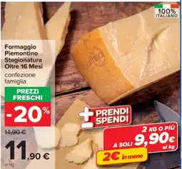 Carrefour Iper Formaggio Piemontino offerta