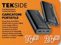 Extracoop Caricatore portatile Tekside offerta