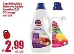 Elite Casa Bella Selex Detersivo liquido lavatrice offerta
