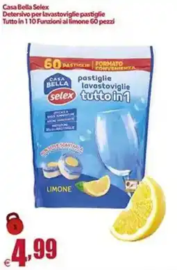 Elite Casa Bella Selex pastiglie lavastoviglie tutto in 1 offerta