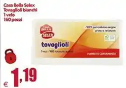 Elite Tovaglioli bianchi Selex offerta