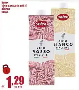 Elite Selex Vino da tavola brik offerta