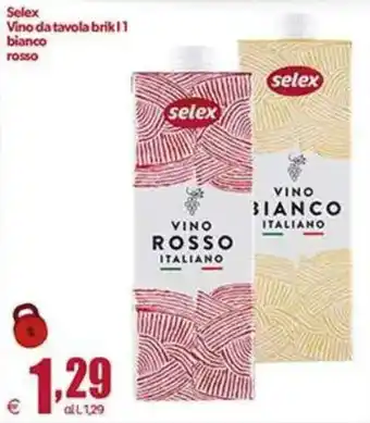Elite Selex Vino da tavola brik offerta