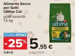 Carrefour Iper Alimento Secco per Gatti Ultima Cat offerta