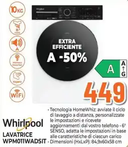 Extracoop Whirlpool Lavatrice WPM011WADSIT offerta