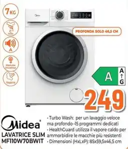 Extracoop Midea lavatrice slim offerta