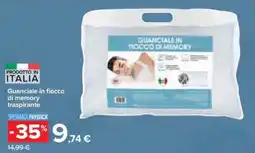 Carrefour Iper Guanciale in fiocco di memory traspirante offerta