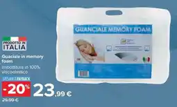 Carrefour Iper Guaciale in memory foam offerta