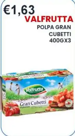 Caramico Valfrutta Polpa Gran Cubetti offerta