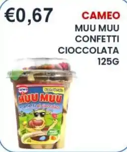 Caramico Cameo muu muu confetti cioccolata offerta