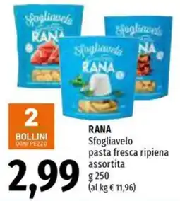 Emi Supermercati Rana Sfogliavelo pasta fresca ripiena offerta